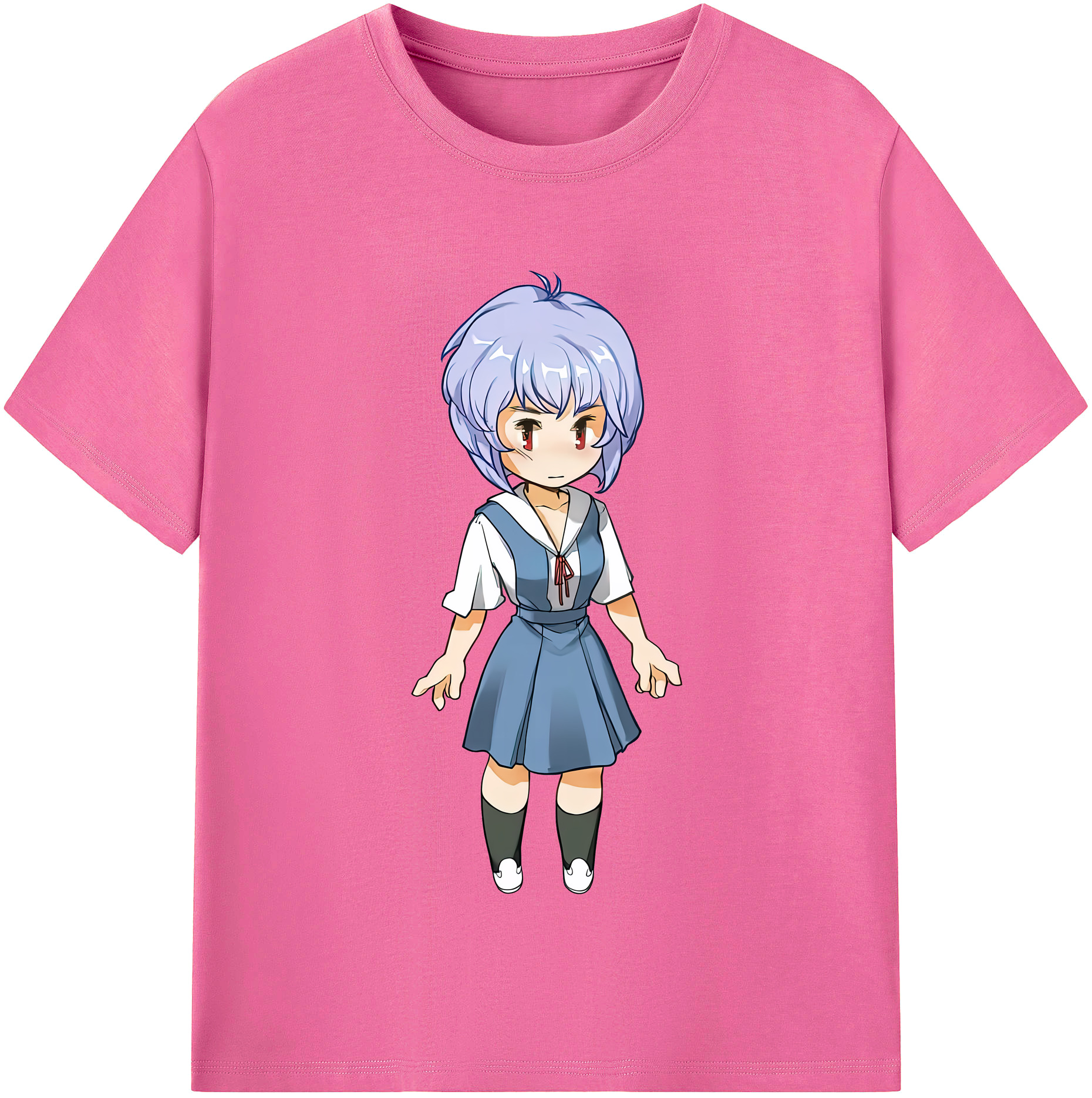 （画像用） EVA 新世紀エヴァンゲリオン レディースカジュアルプリントTシャツ（綿100％）